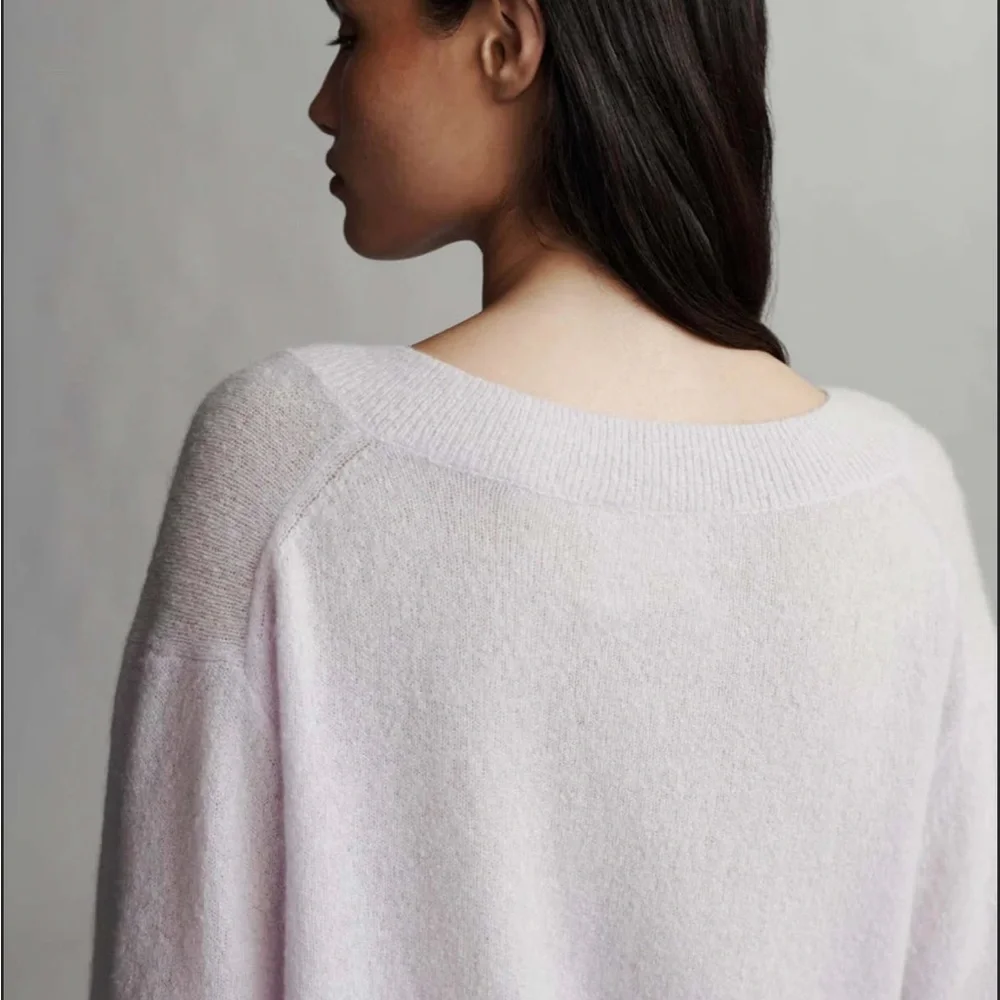 TWP Deep V Cashmere Sweater NWT - Picture 5 of 9
